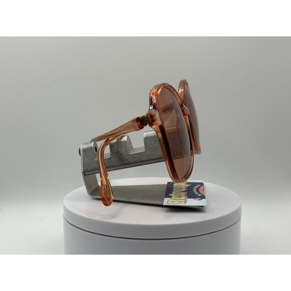 Vintage Oversize Sunglasses NOS Monochrome Amber Orange Lens/Frame 1970s-1980s - Picture 4 of 10